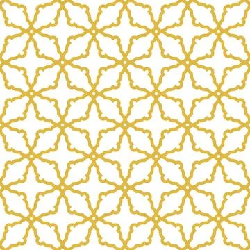 Modern Seamless Vector Pattern in Arabian Style Stock Illustration