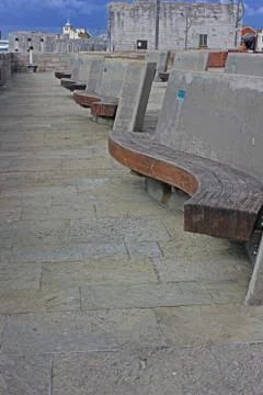 Modern seating Stock Photos