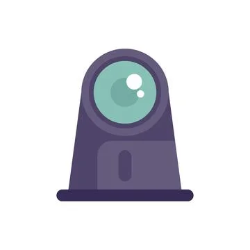 Modern security camera keeping watch with advanced technology Stock Illustration