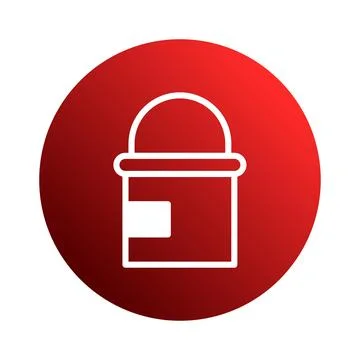 Modern security concept illustration featuring a lock on a red background f.. Illustrazione stock