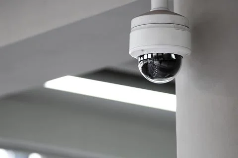 The Modern Security Surveillance Camera operates effectively within an Indoor Stock-Fotos