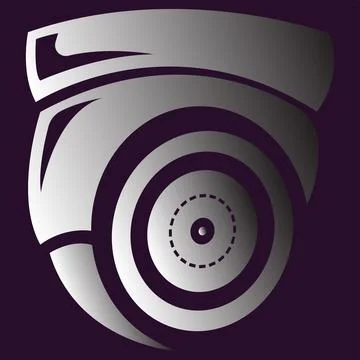 Modern Security Surveillance CCTV Camera Stock-Illustration