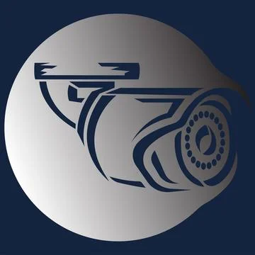 Modern Security Surveillance CCTV Camera Stock-Illustration