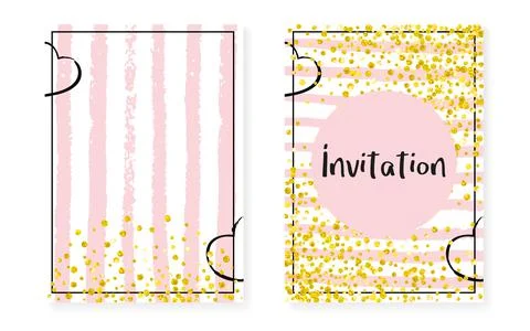 Modern Sequins. Rose Element. Christmas Stardust Stock Illustration