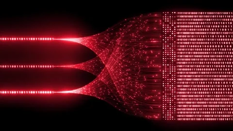 Modern Server Infrastructure Connection and Advanced Edge Forecasting Stock Footage 335538990