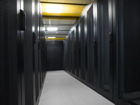 Modern server room Foto stock
