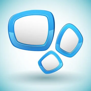 Modern set from three banners for a web design 스톡 일러스트