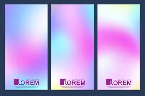Modern set of vector flyer, web, banner, card, vip, certificate, gift, voucher Stock-Illustration
