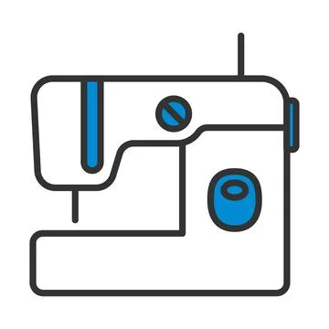Modern Sewing Machine Icon Illustrazione stock