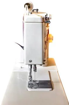 Modern sewing machine Stock Photos