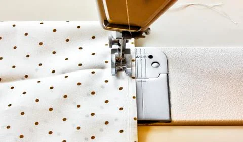 Modern sewing machine Stock Photos
