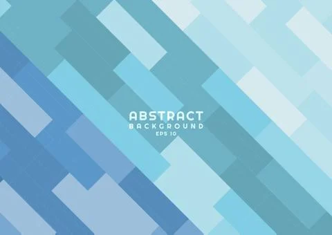 Modern shape background blue tone style line wave complex color desgin Stock Illustration