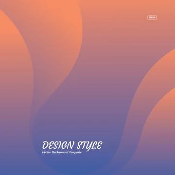 Modern shape gradient violet purple Wavy design Stock Illustration