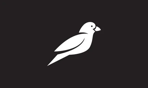 Modern shape silhouette dove logo vector icon illustration design Stock Illustration
