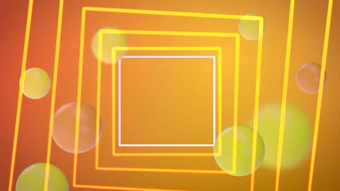 Modern shapes abstract background square yellow Stock Footage 201183971