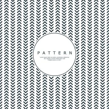 Modern sharp arrow line abstract pattern template. Zig zag direction pattern. Stock Illustration