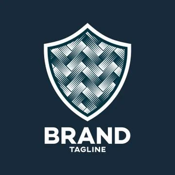 Modern Shield and security logo. Vector illustration. Stock Illustration