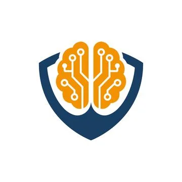 Modern Shield Logo Design for Cyber Security Technology Business Brand 스톡 일러스트
