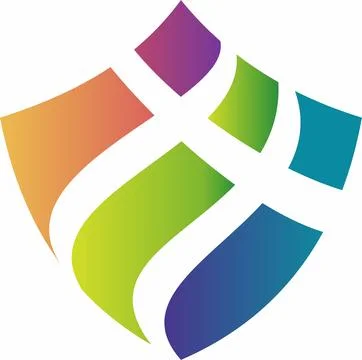 Modern Shield Logo design Stock Illustration