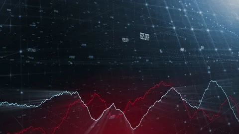 Modern shiny business data network info graphs Video stock 228089672