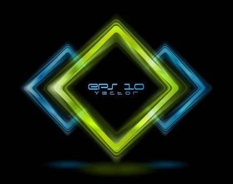 Modern shiny squares shapes. Vector logo eps 10 Modern shiny squares shape... Foto stock