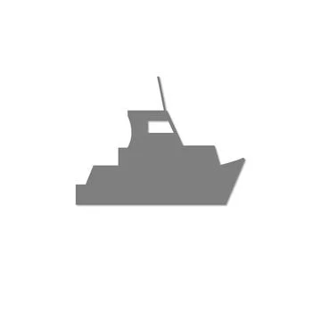 Modern ship logo Stock Illustration