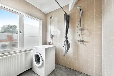 Modern shower stall Stock Photos