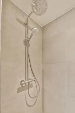 Modern shower stall Stock Photos