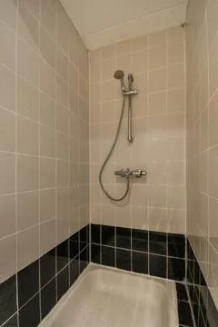 Modern shower stall Stock Photos