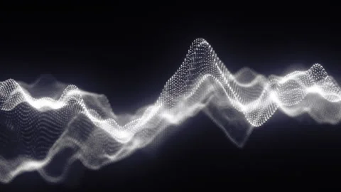 Modern sifi technical waveform Stock Footage 167587921