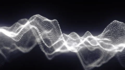 Modern sifi technical waveform Stock Footage 168906946