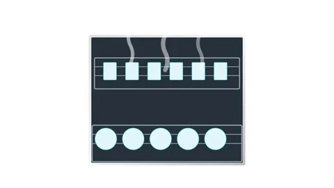 Modern Silver Dishwasher Animation with Opening Front Door and Sliding Inte.. Видео 346007015