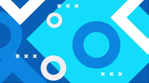 Modern simple abstract background with bold geometric elements and shapes Video stock 304940532