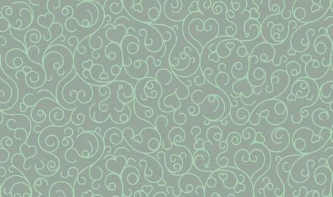 Modern simple geometric seamless pattern with Deep Red flowers, line texture  스톡 일러스트