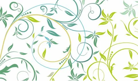 Modern simple geometric seamless pattern with Deep Red flowers, line texture  Stock-Illustration