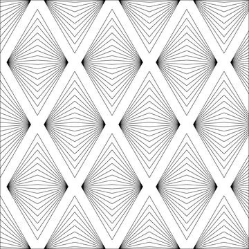 Modern simple geometric vector seamless pattern on white background. Light Stock Illustration