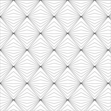 Modern simple geometric vector seamless pattern on white background. Light Illustrazione stock