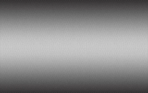Modern simple grey geometric hexagonal background. Abstract black metallic Stock Illustration