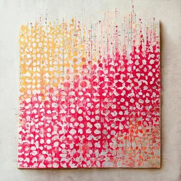 Modern simple pattern with flowers, lines texture. Light abstract wallpaper. Stock Illustration