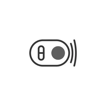 Modern simplistic security icon design representing technological advanceme.. Stock Illustration