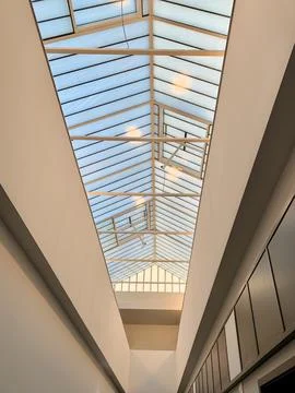 Modern skylight window Stock Photos