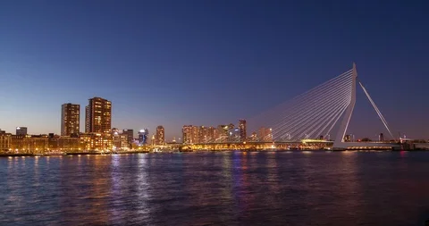 Modern Skyline Stock Footage 98497964