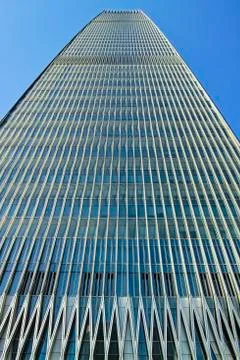 The modern skyscrape Stock Photos