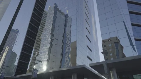 Modern skyscraper in the city Stock-Footage 85754735