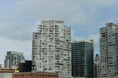 Modern skyscraper facade Foto stock