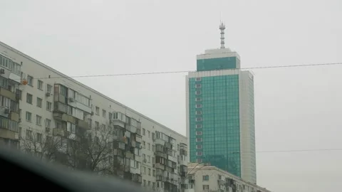 The Modern Skyscraper Stock Footage 147852972