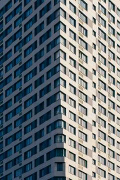 Modern Skyscraper on the Sky Background. Stock Photos