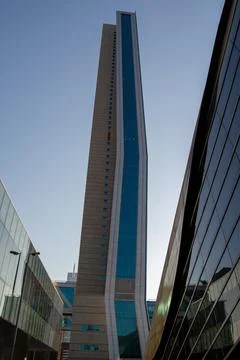 Modern Skyscraper in Urban Setting Stock Photos