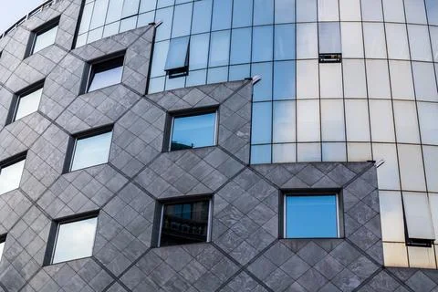 Modern skyscraper in Vienna Stock Photos