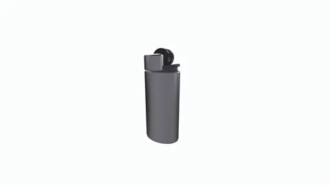 Modern sleek lighter design created with 3D rendering techniques Stock Footage 294476247